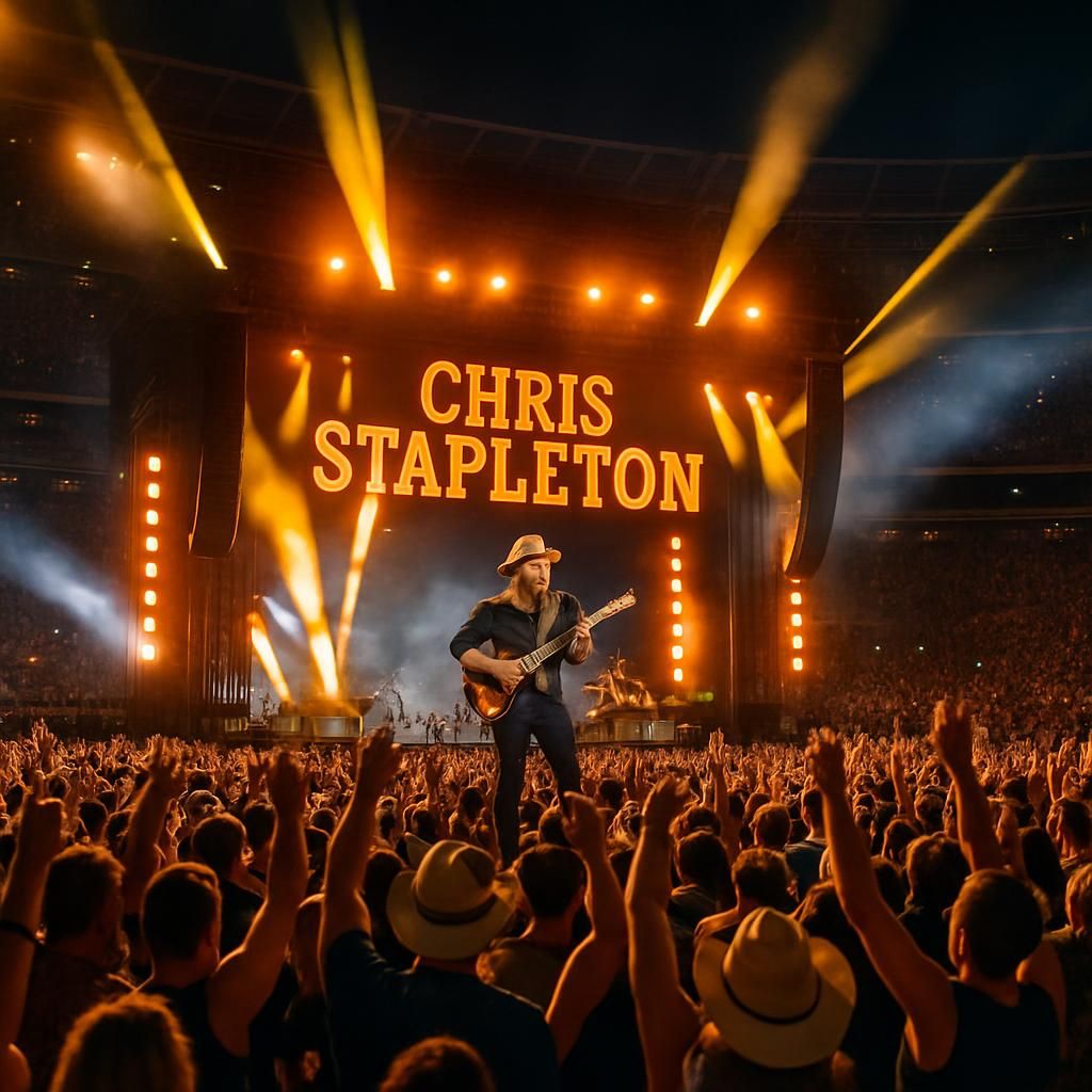 stay updated with the latest breaking news as chris stapleton expands his all-american road show tour, adding new dates for fans across the country to experience his incredible live performances.
