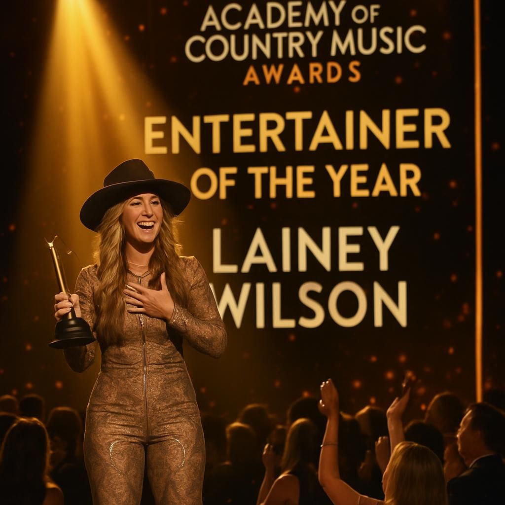 discover lainey wilson's triumph as entertainer of the year at the academy of country music awards, along with the full list of winners revealed in this exciting event coverage.