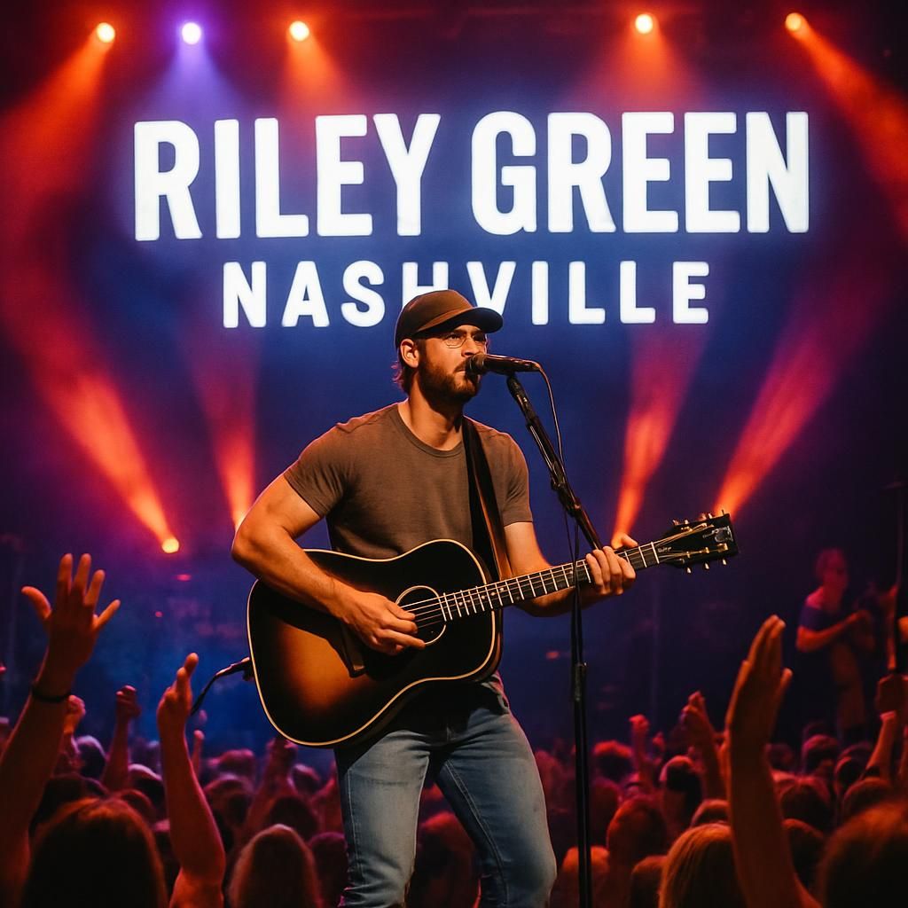 nashville insider: riley green reveals his ultimate dream collaboration and gives exclusive hints about upcoming tracks during the iconic no. 1s celebration.
