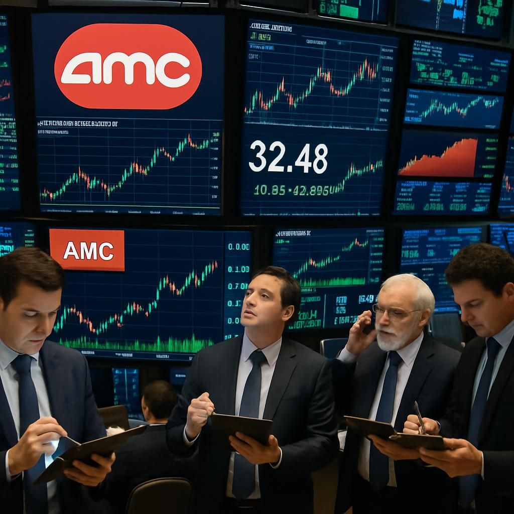 discover the reasons behind amc entertainment's stock price decline and what factors are impacting its current market performance.